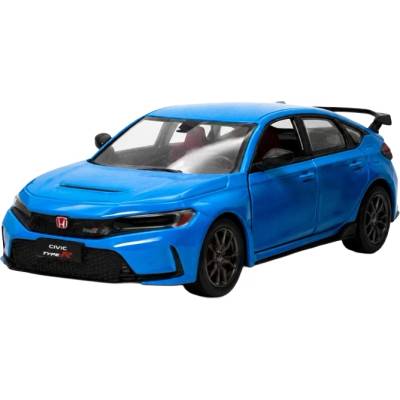 Kinsmart Метална количка Kinsmart - 2024 Honda Civic Type R, 1: 36, синя (54109)