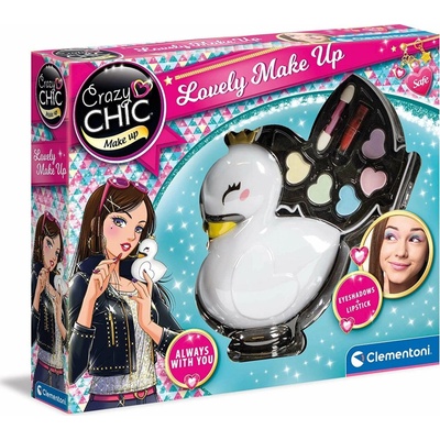 Clementoni Crazy Chic Make-up sada labuť