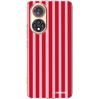 Picasee silikonový průhledný obal pro Huawei Nova 9 Lines red