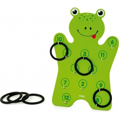Viga Toys hra Žabí kroužek házení na cíl