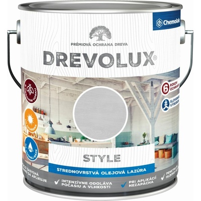 Drevolux Style 2,5 l Biela