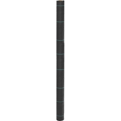vidaXL Мембрана против плевели, черна, 1, 5x150 м, PP (4005155)