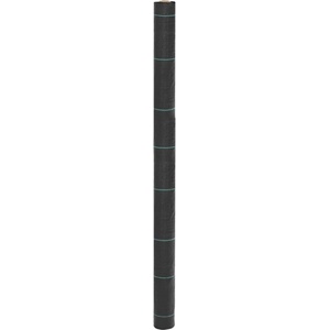 vidaXL Мембрана против плевели, черна, 1, 5x150 м, PP (4005155)