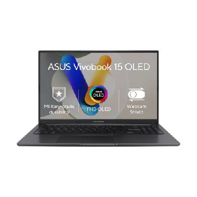 ASUS Vivobook 15 OLED/M1505YA/R7-7730U/15,6''/FHD/16GB/1TB/RX Vega 8/W11H/Black/2R M1505YA-OLED245W