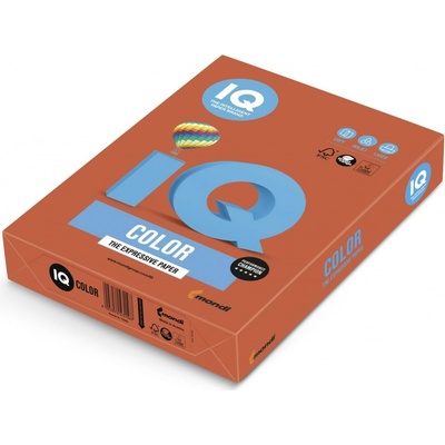 Papír IQ Color A4 80 g ZR09 cihlově červená 500listů – Zboží Dáma