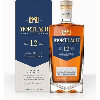 Mortlach 12y 43,4% 0,7 l (kartón)