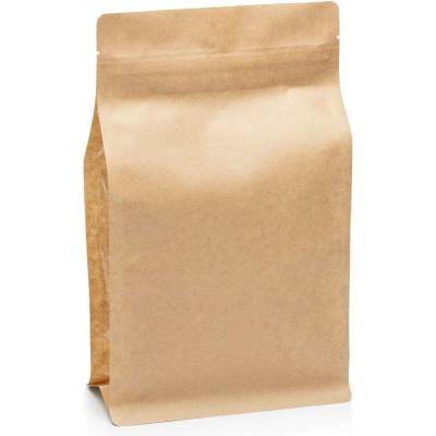 Sáček s plochým dnem | ZIP | kraft papír s bočním okénkem obsah 300ml (110 x 185 + 55 mm)