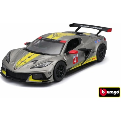 Bburago Racing 2020 Chevrolet Corvette C Žlutá 1:24