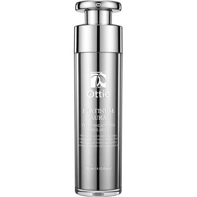 Ottie Platinum Aura Vital Подмладяваща емулсия за лице с черен хайвер и платина, 120 ml
