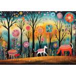 Yazz - Puzzle Colorful Forest - 1 000 piese
