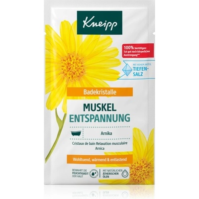 Kneipp Muscle Relaxation soľ do kúpeľa na svaly a kĺby Arnica 60 g