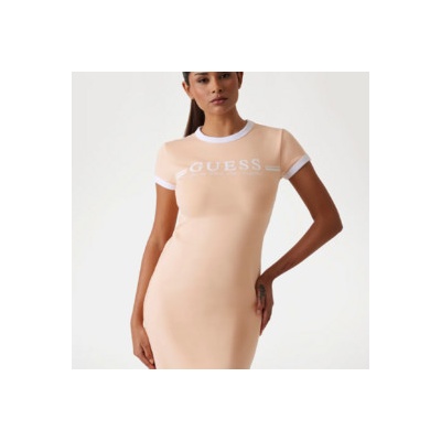 Guess Active SS Dress V5GK02KCQX1-G6J4 oranžová