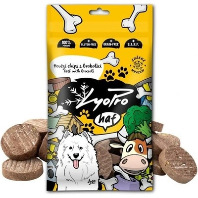 LyoPro Dog hovädzie chips s brokolicí 50 g