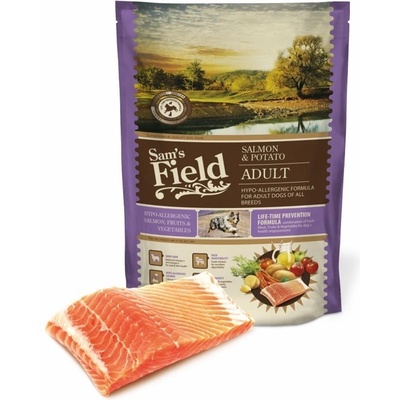 Sam's Field Low Grain Adult Salmon & Potato 0,8 kg – Zbozi.Blesk.cz