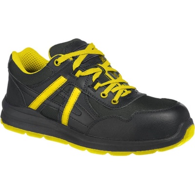 PORTWEST FT60 Mersey Trainer S1P polobotka černo-žlutá
