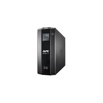 APC Back UPS Pro BR 1600VA, 8 Outlets, AVR, LCD Interface + APC Essential SurgeArrest 1 Outlet 230V, 2 Port USB Charger, Germany (BR1600MI_PM1WU2-GR)