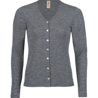 Engel Дамско вълнено яке Engel Women's Cardigan Wool jacket - Schiefer - размер 42/44 (EU) (105-1510-0314)