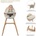 KinderKraft FINI 2 столче за хранене BEIGE (NEW024158)