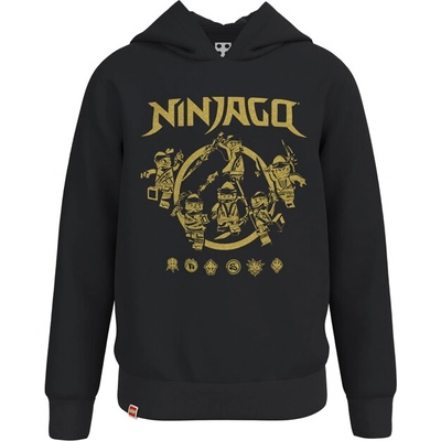 LEGO® kidswear Sweatshirt W. Hood čierna žltá
