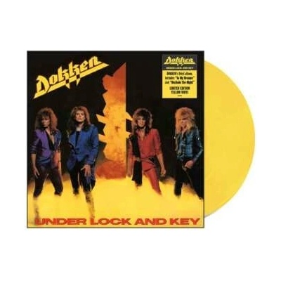 Dokken Under lock and key Canary Yellow 1 Vinyl