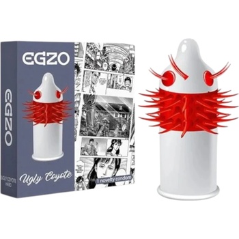 EGZO Егзо Ugly Coyote - презерватив с дълги шипове (1 брой)