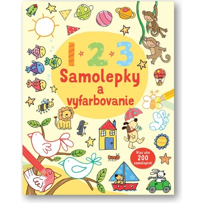 123 Samolepící a vybarvování