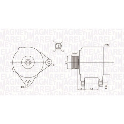 Generátor MAGNETI MARELLI 063731907010