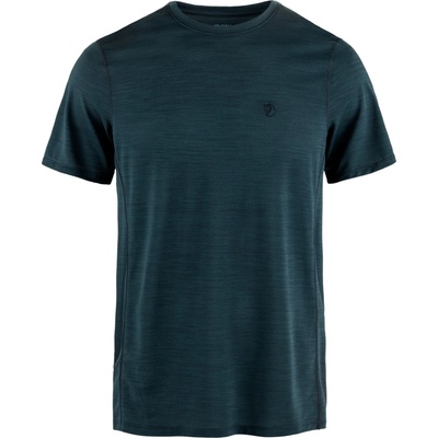 Fjällräven Мъжка тениска Fjällräven Abisko Lite S/S T-shirt - Dark Navy - размер XL (216-6070-0215)
