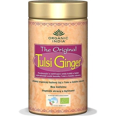 Organic India Tulsi Ginger Bio v plechu 100 g