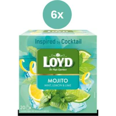 Loyd Tea pyramida coctail mojito 6 x 34 g