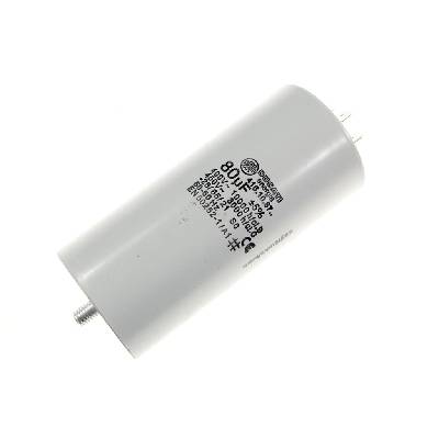 Rozběhový kondenzátor 80uF 400V / 450V DUCATI, konektory, motorový kondenzátor