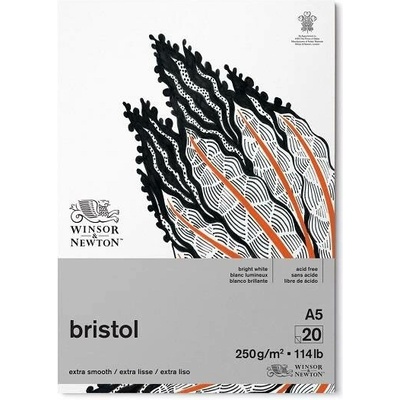 Blok WINSOR & NEWTON Bristol Pad A5, 20 listů