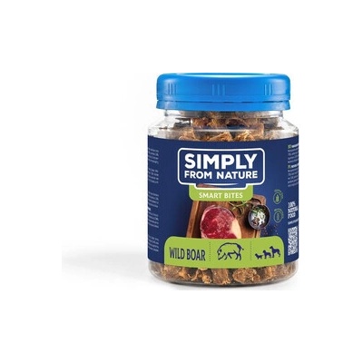 SIMPLY FROM NATURE Smart Bites Tréninkové pamlsky z divočáka 130 g