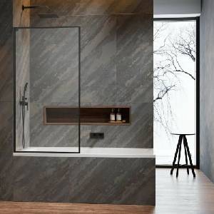 Radaway Modo F SL PNJ II параван за вана, цвят Gunmetal, прозрачен, 50x150 см, стъкло 8 мм, ляв (10406050-92-01L)