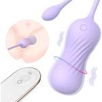 Sex HD Twist Egg - вибриращо яйце с тласкаща функция - лилаво