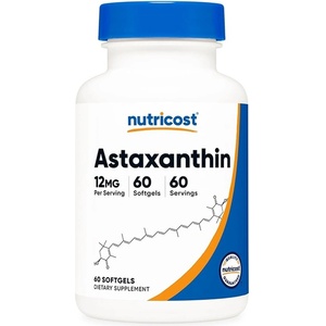Nutricost Антиоксидант за добро зрение - Астаксантин, 12 mg х 60 софтгел капсули (57157 (040201) NC)