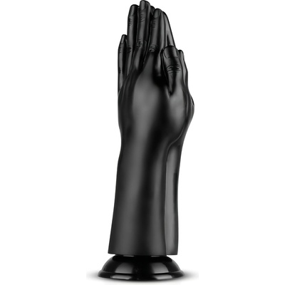 BUTTR Double Trouble - вендузов анален мастурбатор (черен)