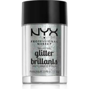 NYX Cosmetics Face & Body Glitter Brillants брокат за лице и тяло цвят 07 Ice 2.5 гр