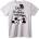 NOONEBRAND Тениска Mickey Kisses - L, White