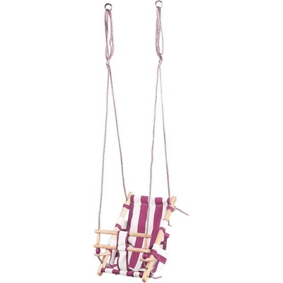 ST Leisure Equipment Hojdacka LEQ FUMIKO 36 x 24 x 45 cm tkanina/drevo ružová
