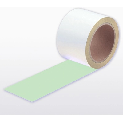 Extra tenká podlahová páska WT-5429 s protiskluzovým povrchem, permanentní – luminiscenční fólie, 75 mm × 10 m