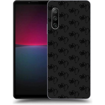 Púzdro Picasee silikónové Sony Xperia 10 IV 5G - Separ - Black On Black 1 čierne