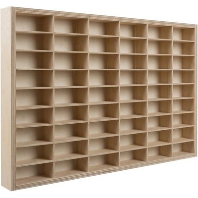 Kruzzel Дървен рафт за колички Kruzzel - С 54 отделения (Kru21998)