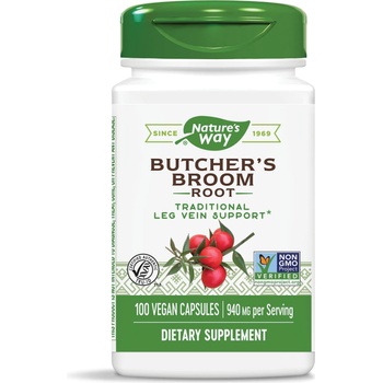 Nature's Way Butcher's Broom, 470 mg, 100 капсули, Nature's Way (11250)
