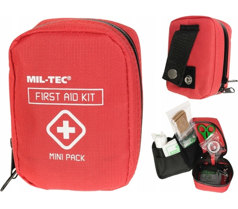 Mil-Tec Lekárnička Mini Pack červená