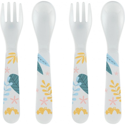 Bebeconfort Комплект прибори за хранене Bebe Confort - Boabab, 4 броя (3105209920)