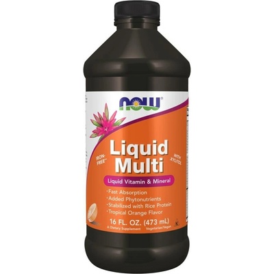 Now Foods Liquid Multi Tropical Orange 473 ml