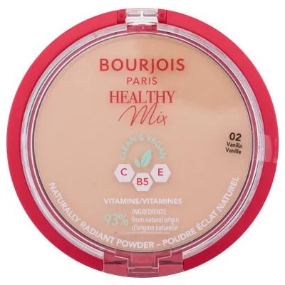 BOURJOIS Paris Healthy Mix Clean & Vegan Naturally Radiant Powder озаряваща пудра 10 g нюанс 02 Vanilla