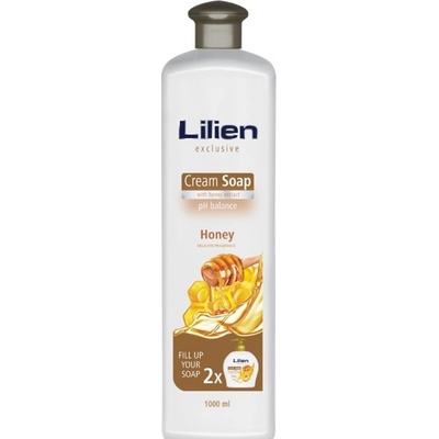 Lilien Exclusive Honey tekuté mýdlo náhradní náplň 1 l