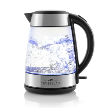 ETA Crystela II стъклена електрическа кана 1, 7 л 2200 W 115490000 (115490000)